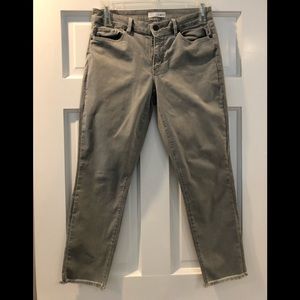 LOFT curvy skinny crop jeans